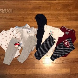 10 piece outfit sets 6months